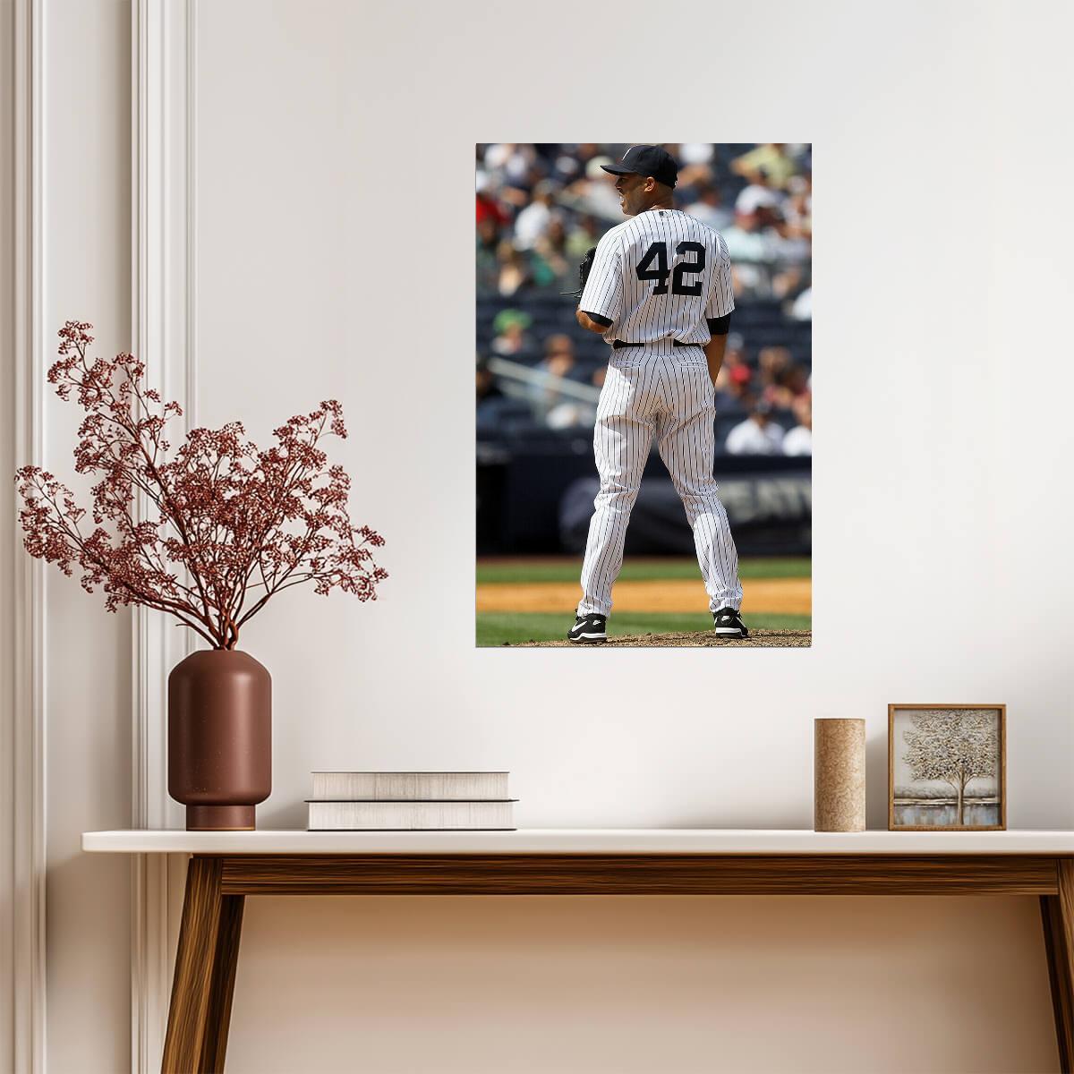 Mariano Rivera New York Yankees | Number 42 Jersey | Baseball Legend Poster - Sports Poster
