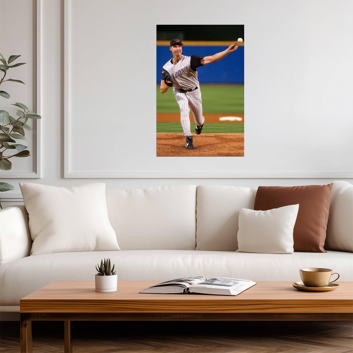 Randy Johnson Arizona Diamondbacks | "The Big Unit" Pitching | Baseball Legend Poster - Sports Poster