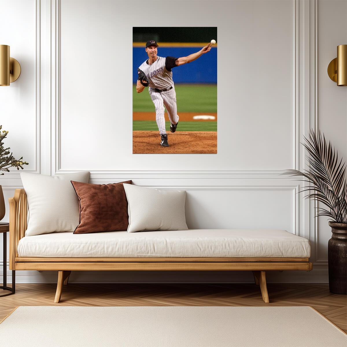 Randy Johnson Arizona Diamondbacks | "The Big Unit" Pitching | Baseball Legend Poster - Sports Poster