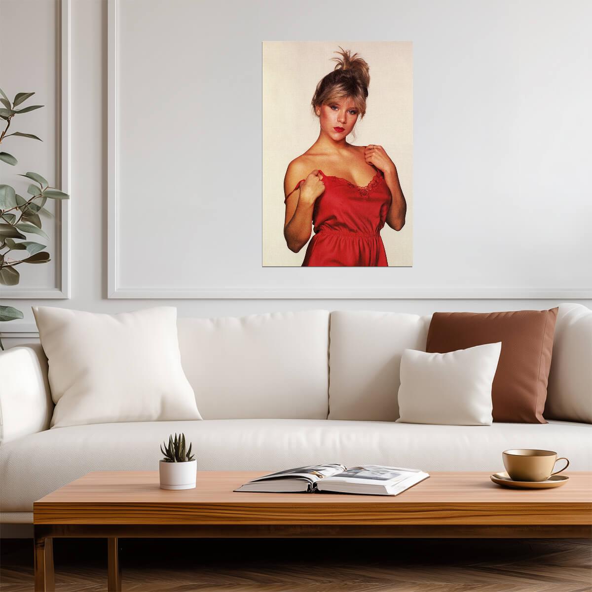 Samantha Fox | 80s Music Icon Poster | Vintage Singer Photography