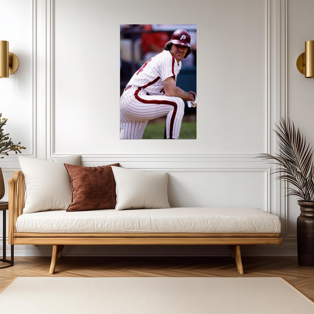 Pete Rose Cincinnati Reds | 4192 Hit Record | Historic Baseball Moment Poster - Sports Poster
