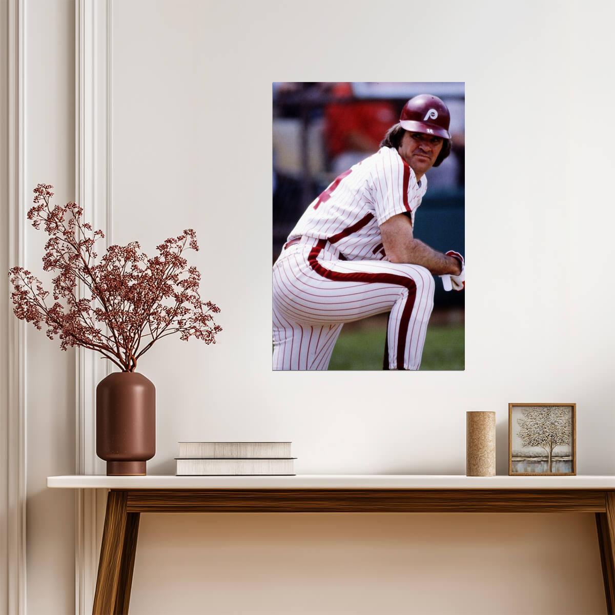 Pete Rose Cincinnati Reds | 4192 Hit Record | Historic Baseball Moment Poster - Sports Poster