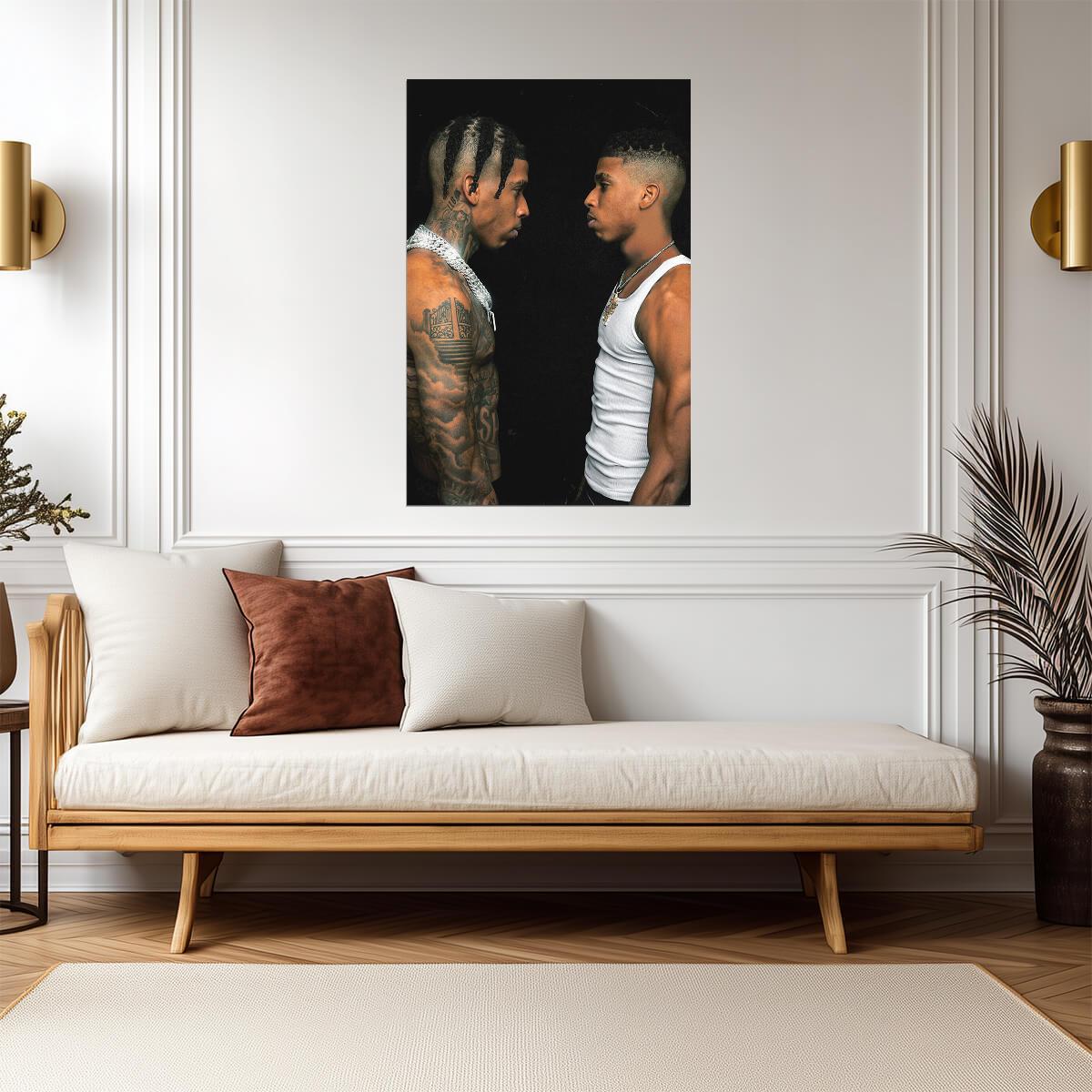 NLE Choppa Me Vs. Me | Album Cover Poster | Hip Hop Wall Art