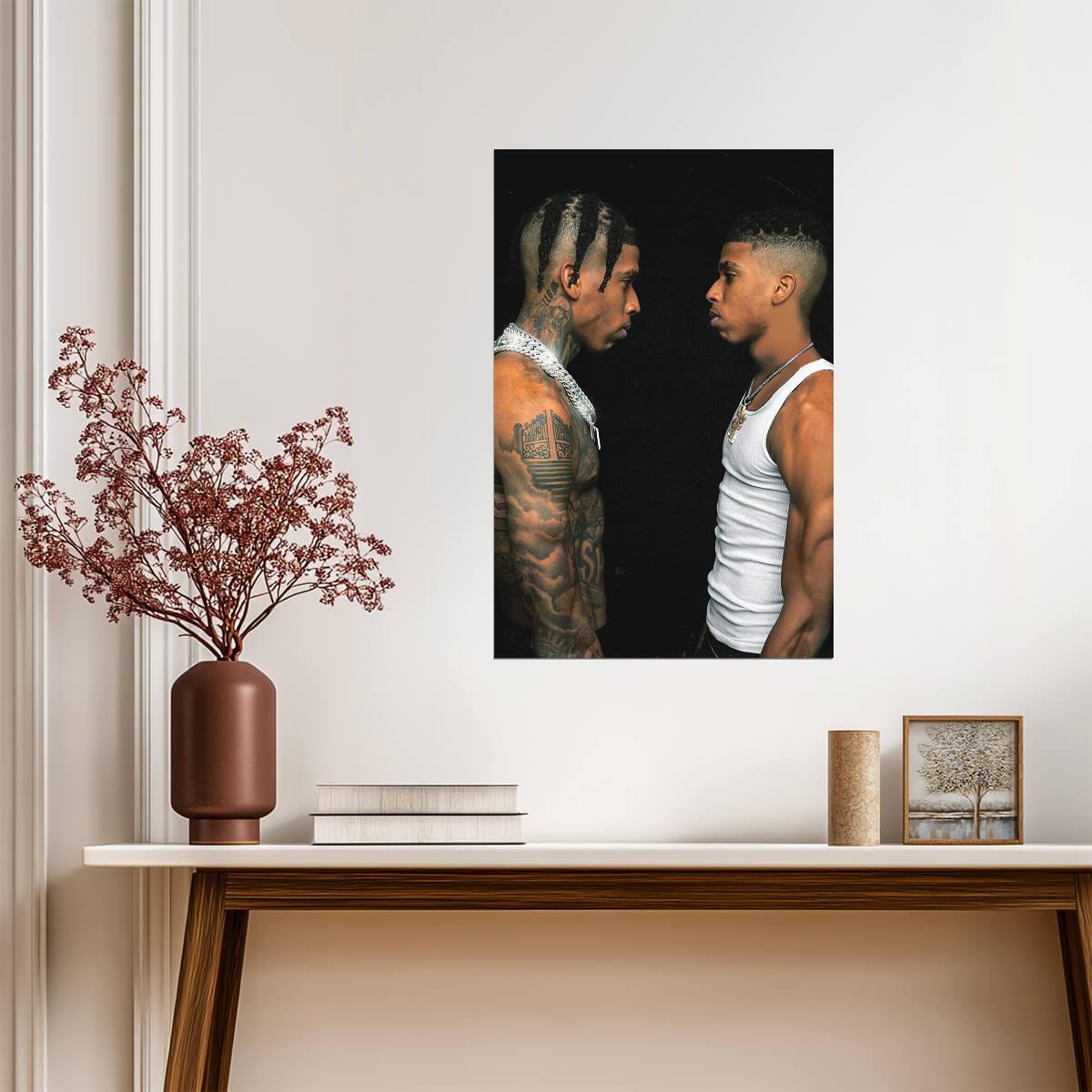 NLE Choppa Me Vs. Me | Album Cover Poster | Hip Hop Wall Art