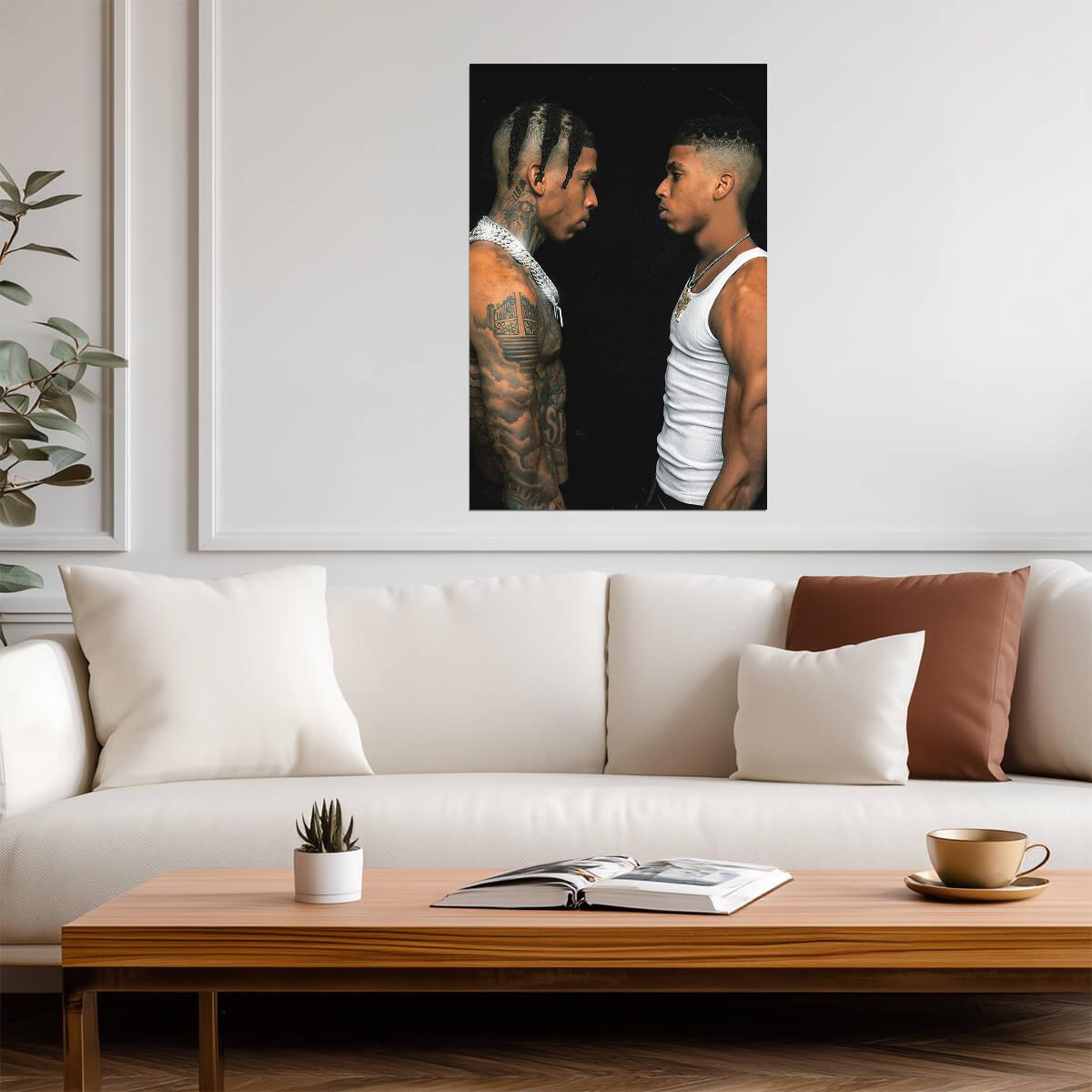 NLE Choppa Me Vs. Me | Album Cover Poster | Hip Hop Wall Art