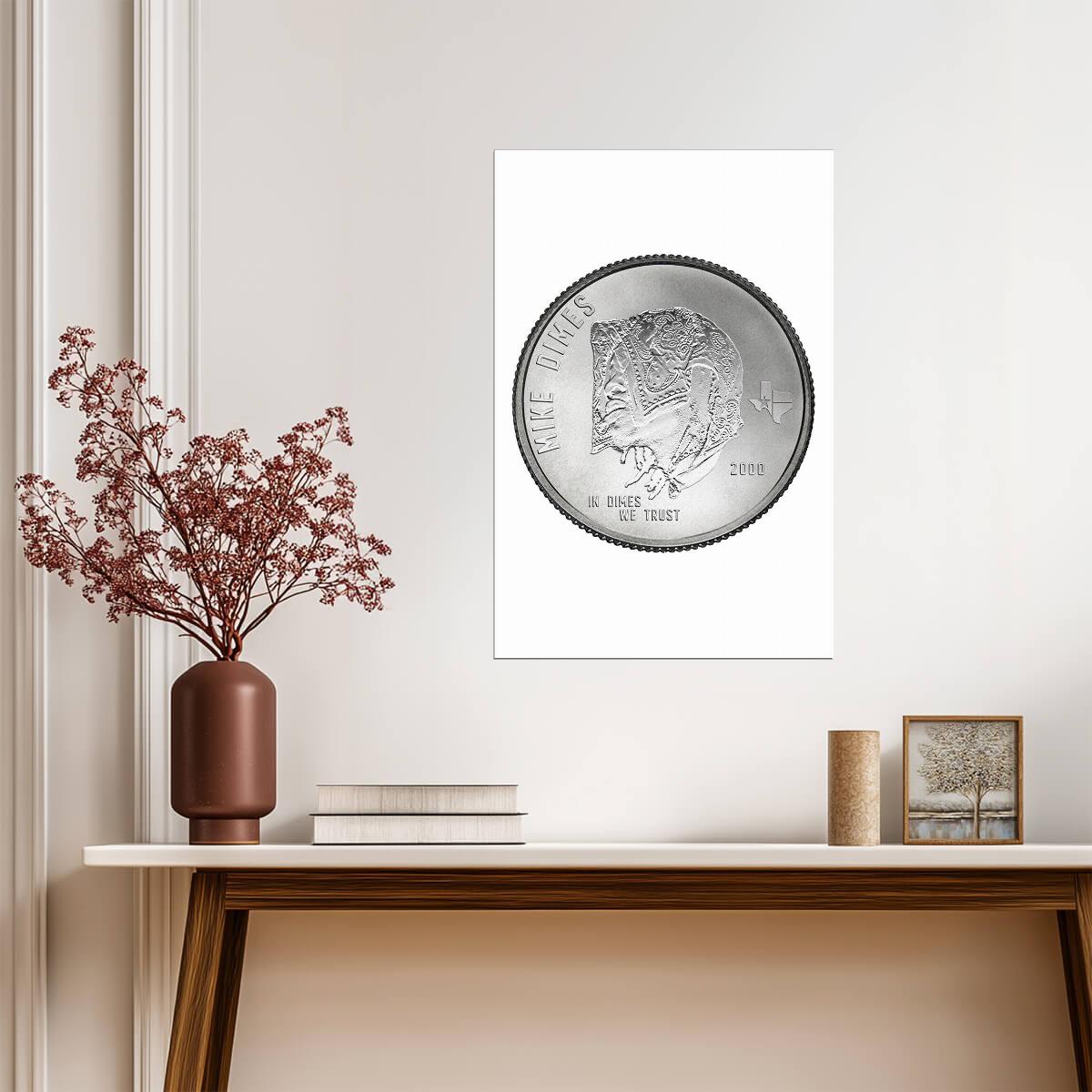Mike Dimes In Dimes We Trust | Album Cover Poster | Hip Hop Wall Art