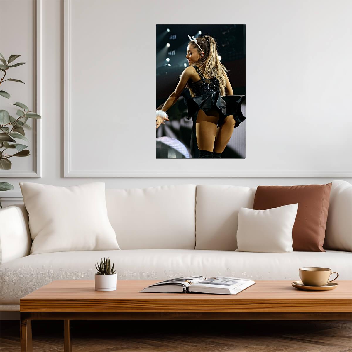 Ariana Grande | Pop Music Star Poster | Live Performance Photography