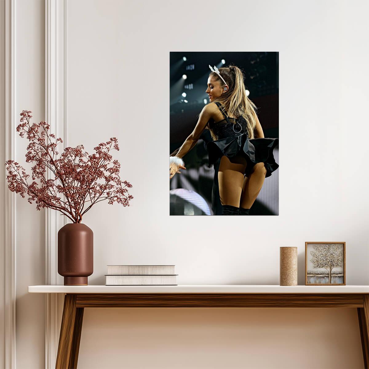 Ariana Grande | Pop Music Star Poster | Live Performance Photography