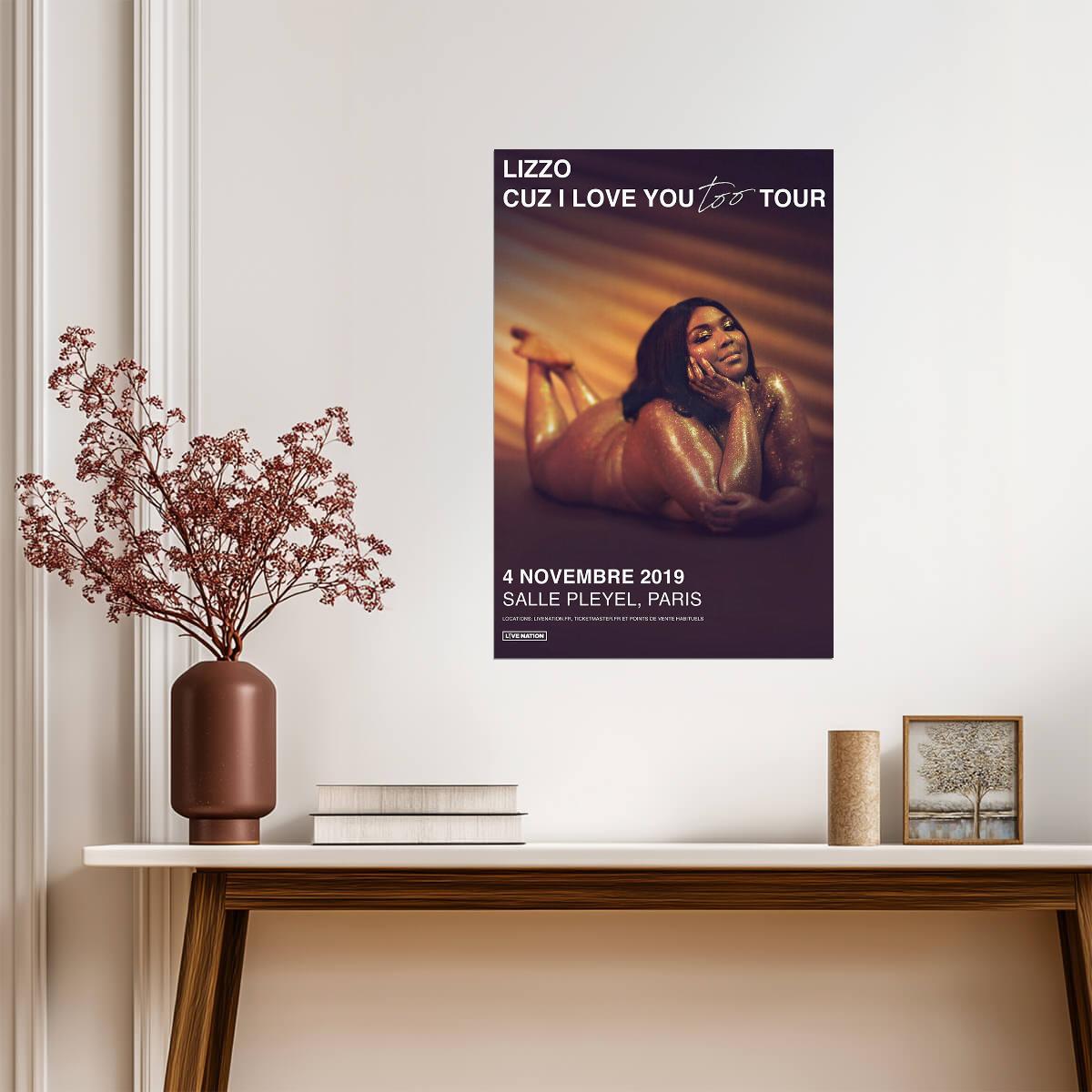 Lizzo Cuz I Love You | Album Cover Poster | Pop Music Wall Art