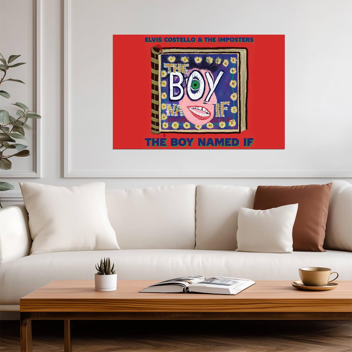 Elvis Costello & The Imposters The Boy Named If | Album Cover Poster | Rock Music Wall Art