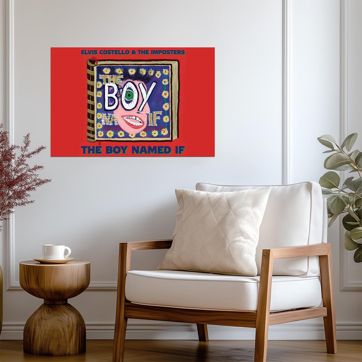 Elvis Costello & The Imposters The Boy Named If | Album Cover Poster | Rock Music Wall Art