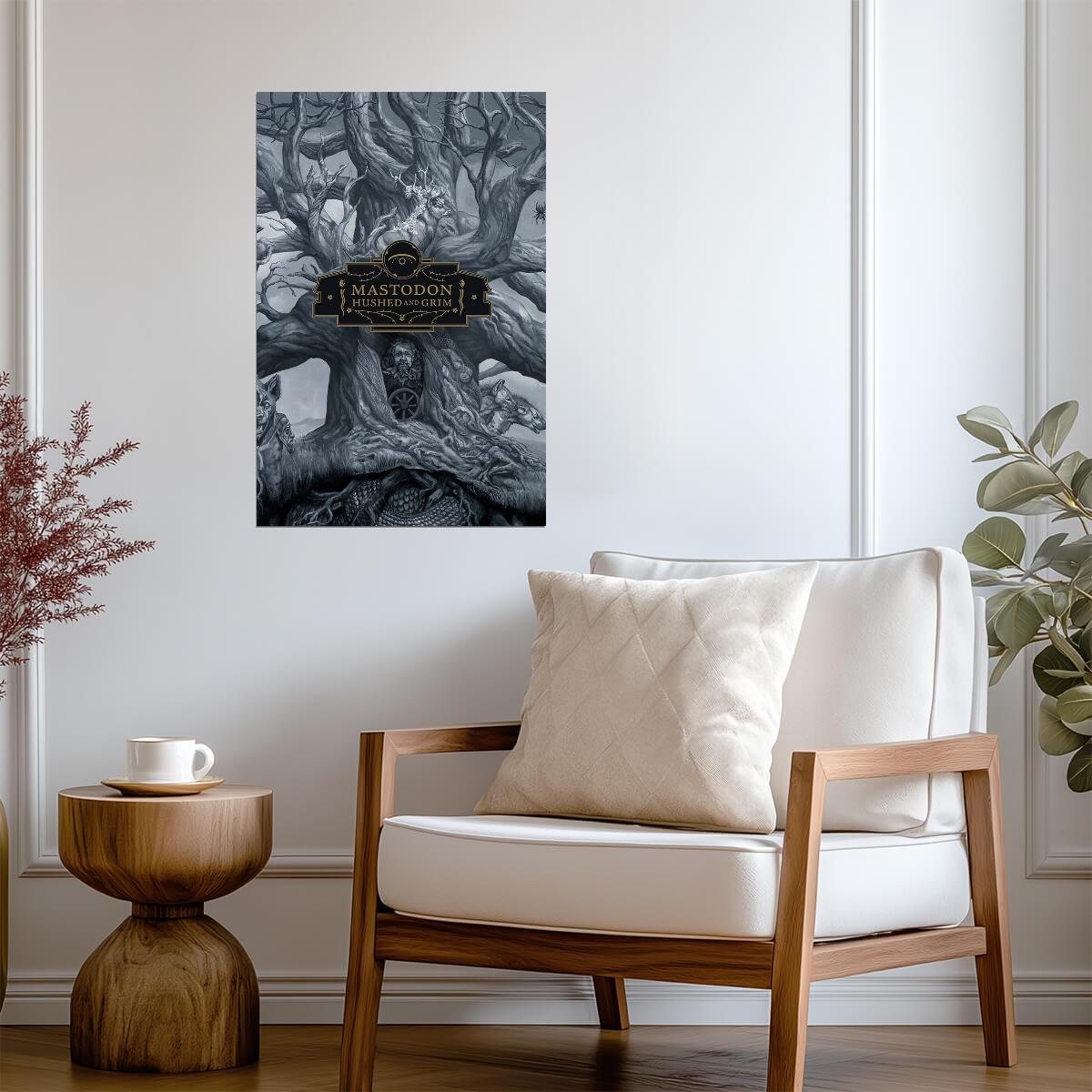 Mastodon Hushed and Grim | Album Cover Poster | Heavy Metal Wall Art