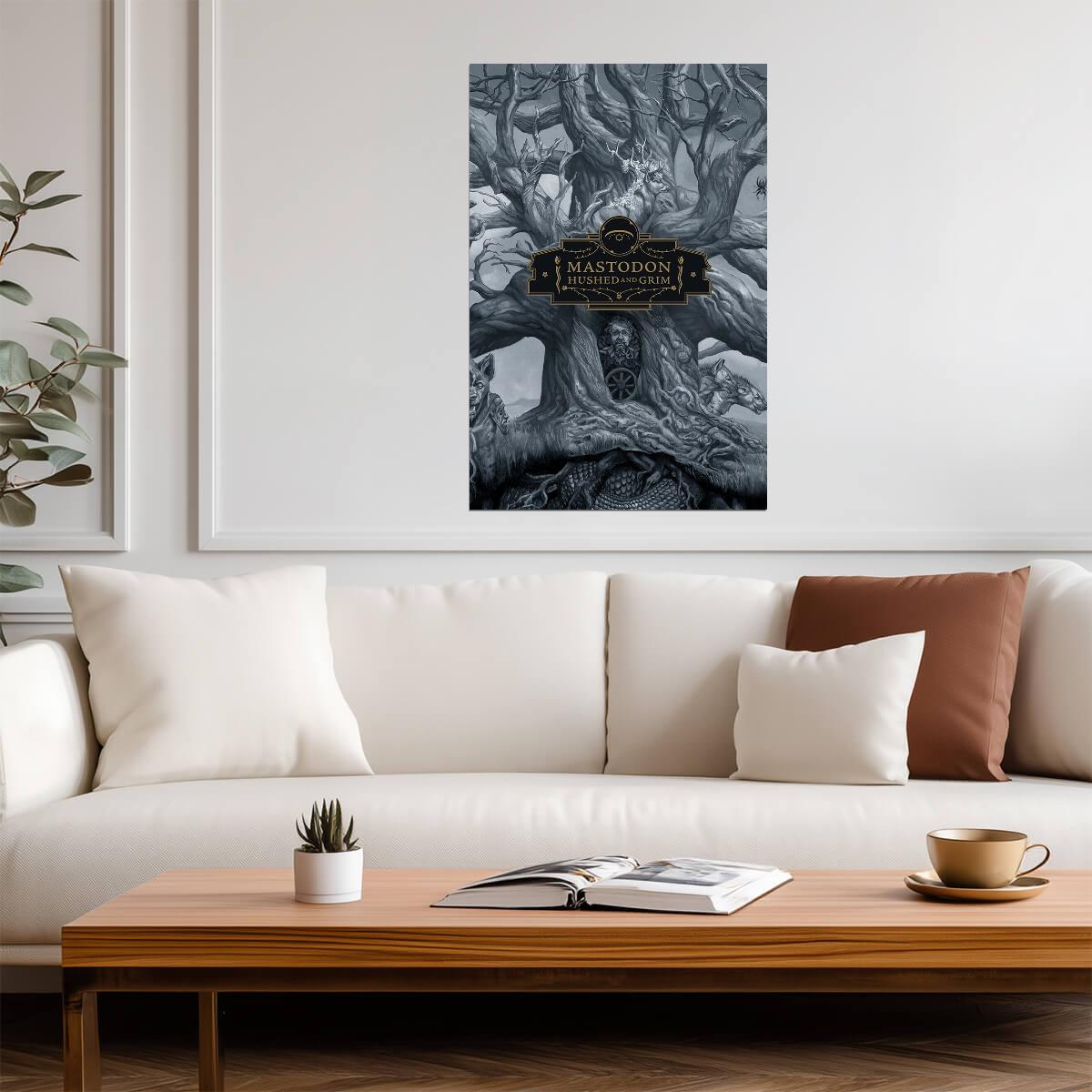 Mastodon Hushed and Grim | Album Cover Poster | Heavy Metal Wall Art