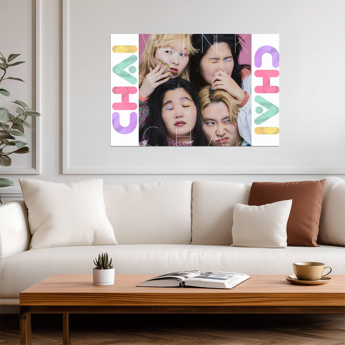 CHAI Wink | Album Cover Poster | J-Pop Wall Art