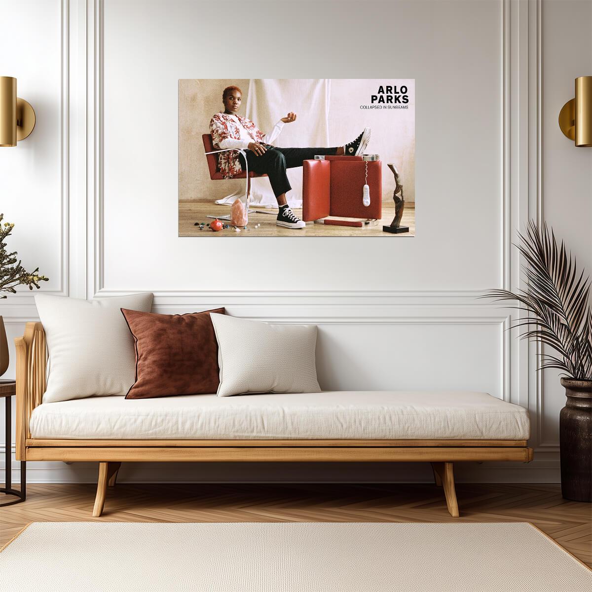 Arlo Parks Collapsed in Sunbeams | Album Cover Poster | Indie Pop Wall Art