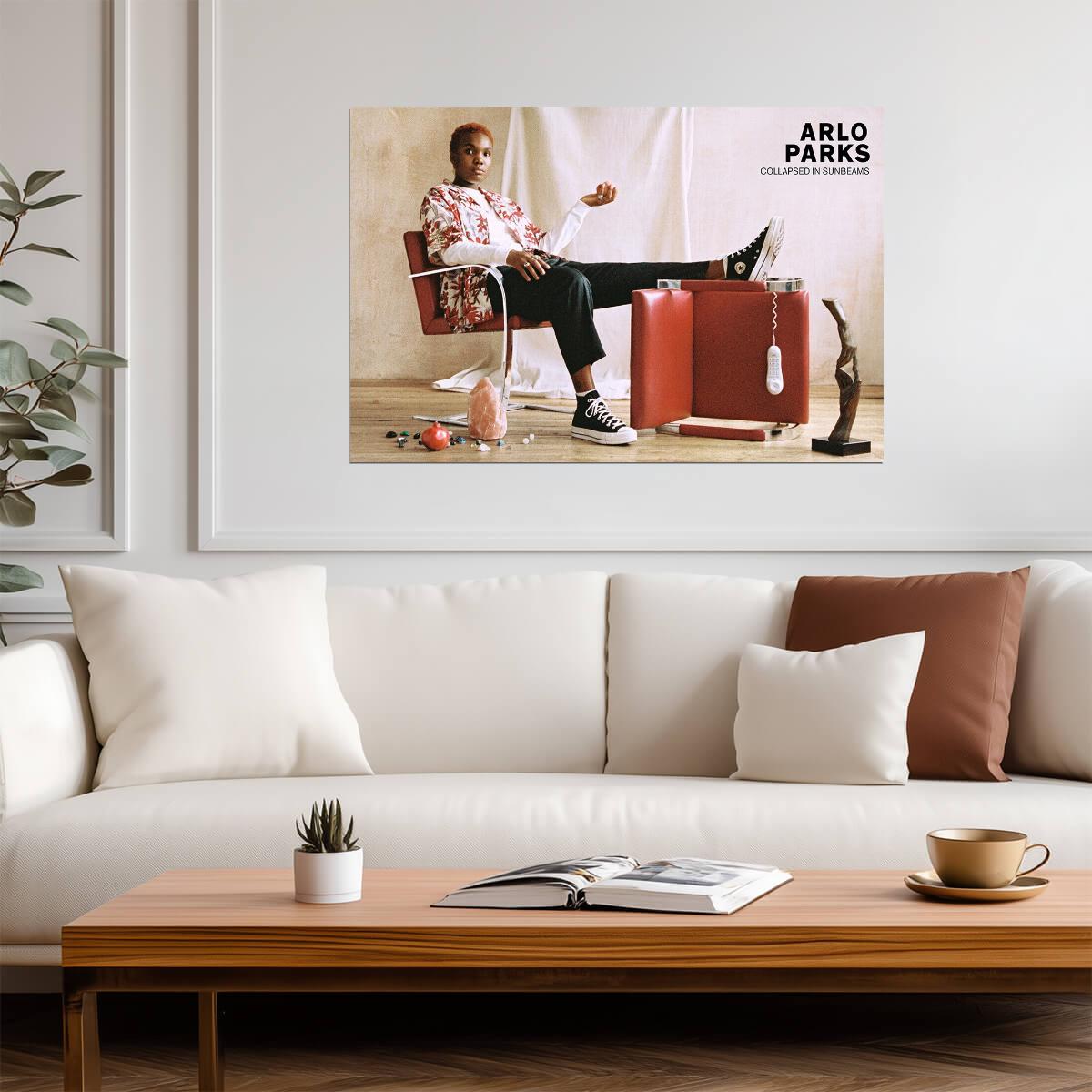 Arlo Parks Collapsed in Sunbeams | Album Cover Poster | Indie Pop Wall Art