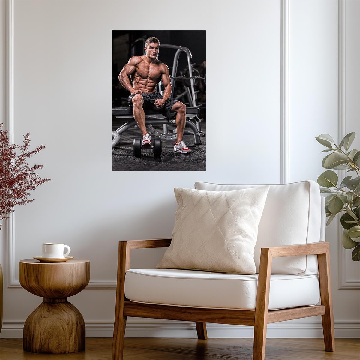 Bodybuilding Motivation | Gym Weightlifting Photography | Workout Decor Poster - Sports Poster