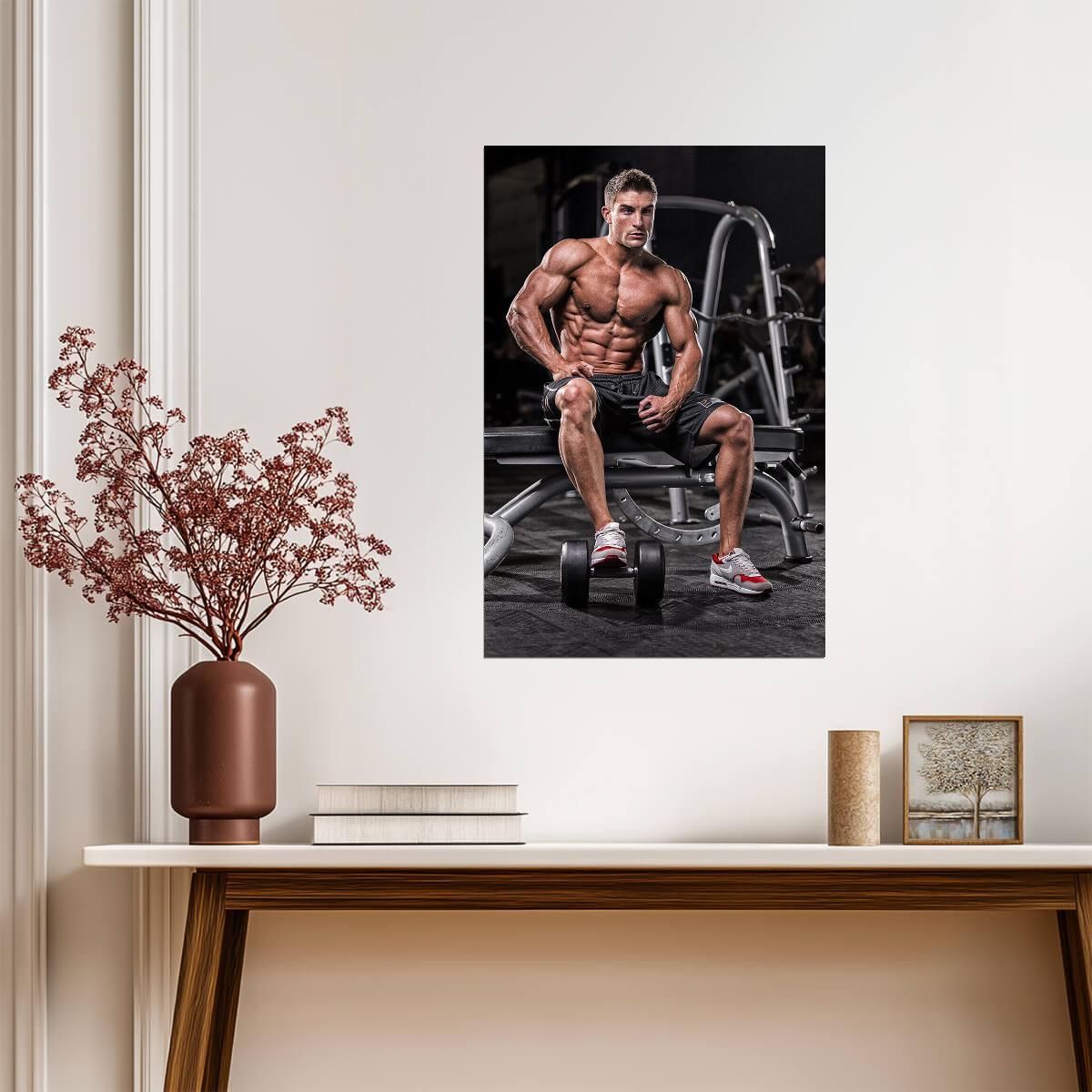 Bodybuilding Motivation | Gym Weightlifting Photography | Workout Decor Poster - Sports Poster