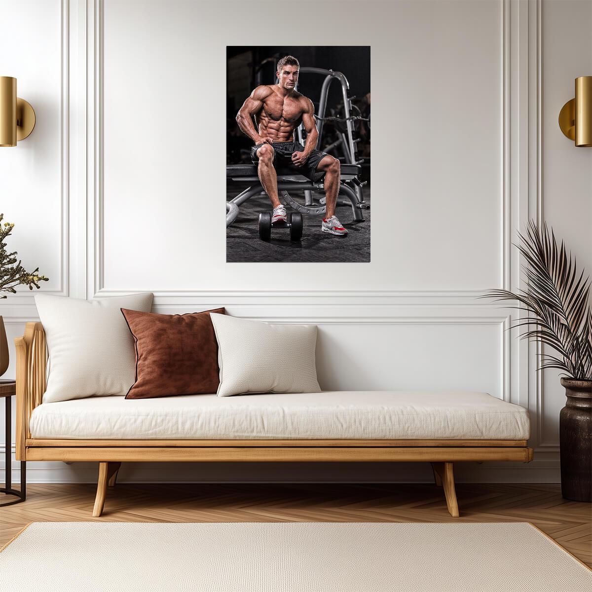 Bodybuilding Motivation | Gym Weightlifting Photography | Workout Decor Poster - Sports Poster