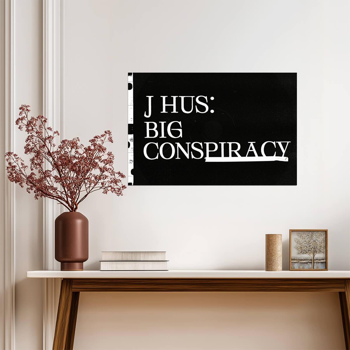 J Hus Big Conspiracy | Album Cover Poster | UK Hip Hop Wall Art