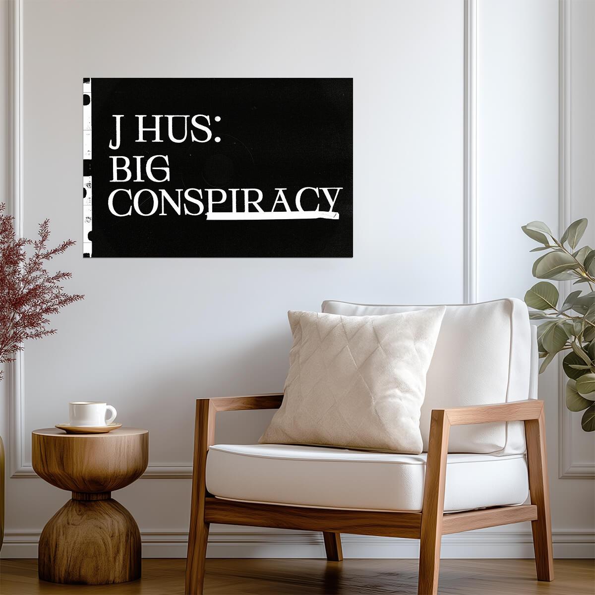 J Hus Big Conspiracy | Album Cover Poster | UK Hip Hop Wall Art
