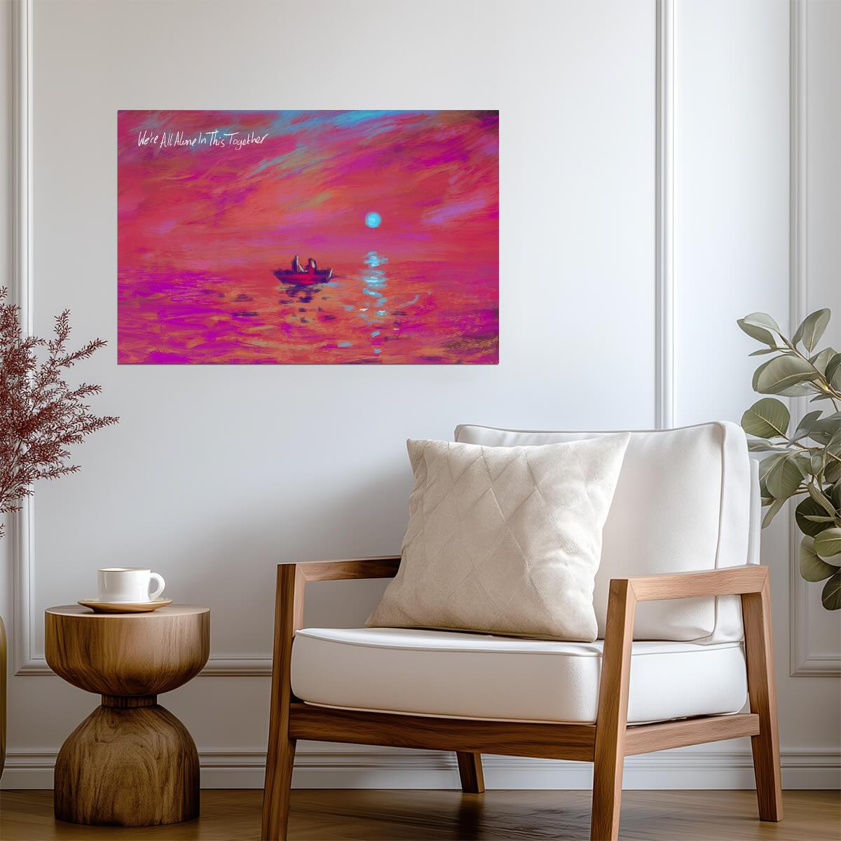 Dave We're All Alone in This Together | Album Cover Poster | UK Hip Hop Wall Art