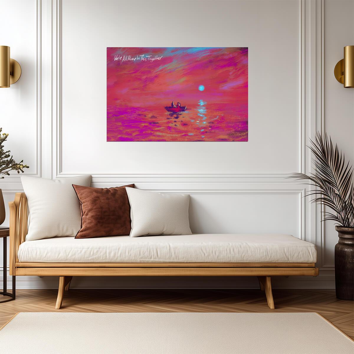 Dave We're All Alone in This Together | Album Cover Poster | UK Hip Hop Wall Art