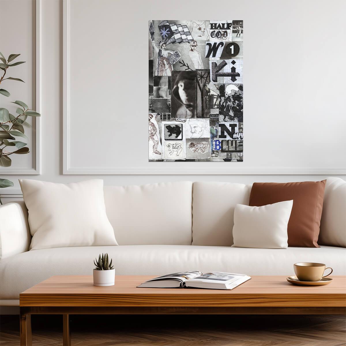 Wiki Half God | Album Cover Poster | Hip Hop Wall Art