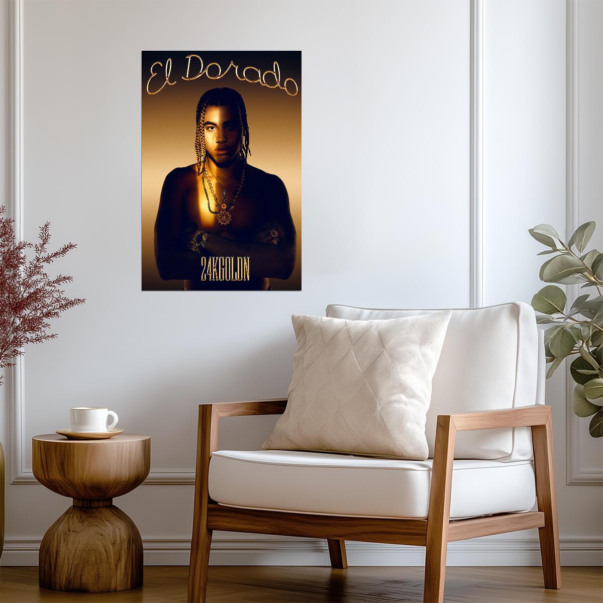24kGoldn El Dorado | Album Cover Poster | Pop Rap Wall Art