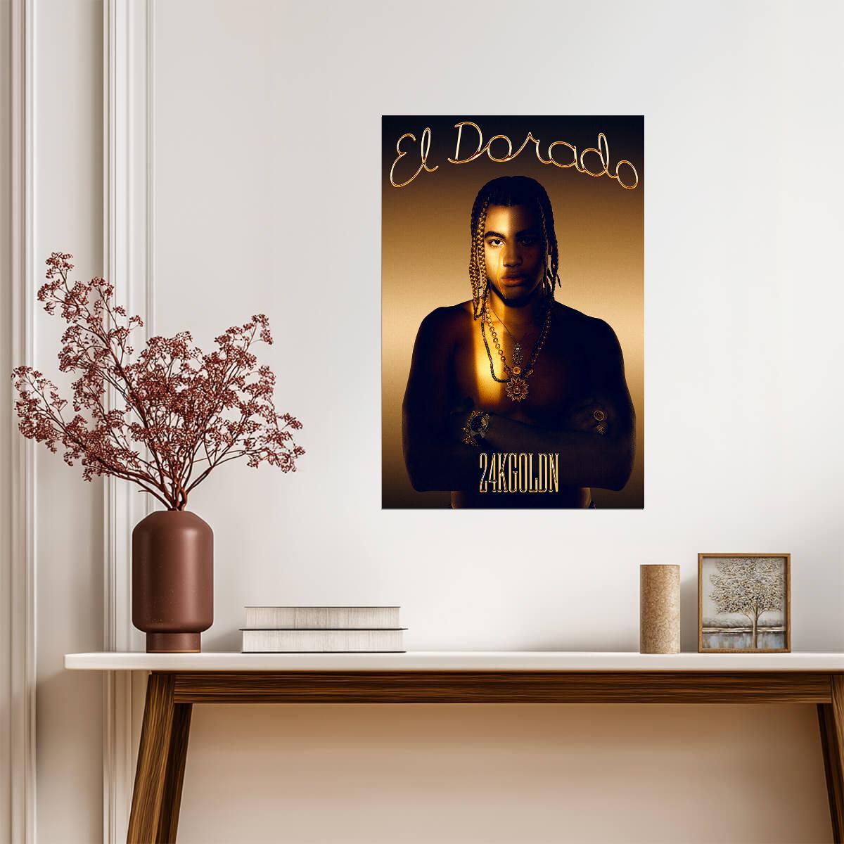 24kGoldn El Dorado | Album Cover Poster | Pop Rap Wall Art