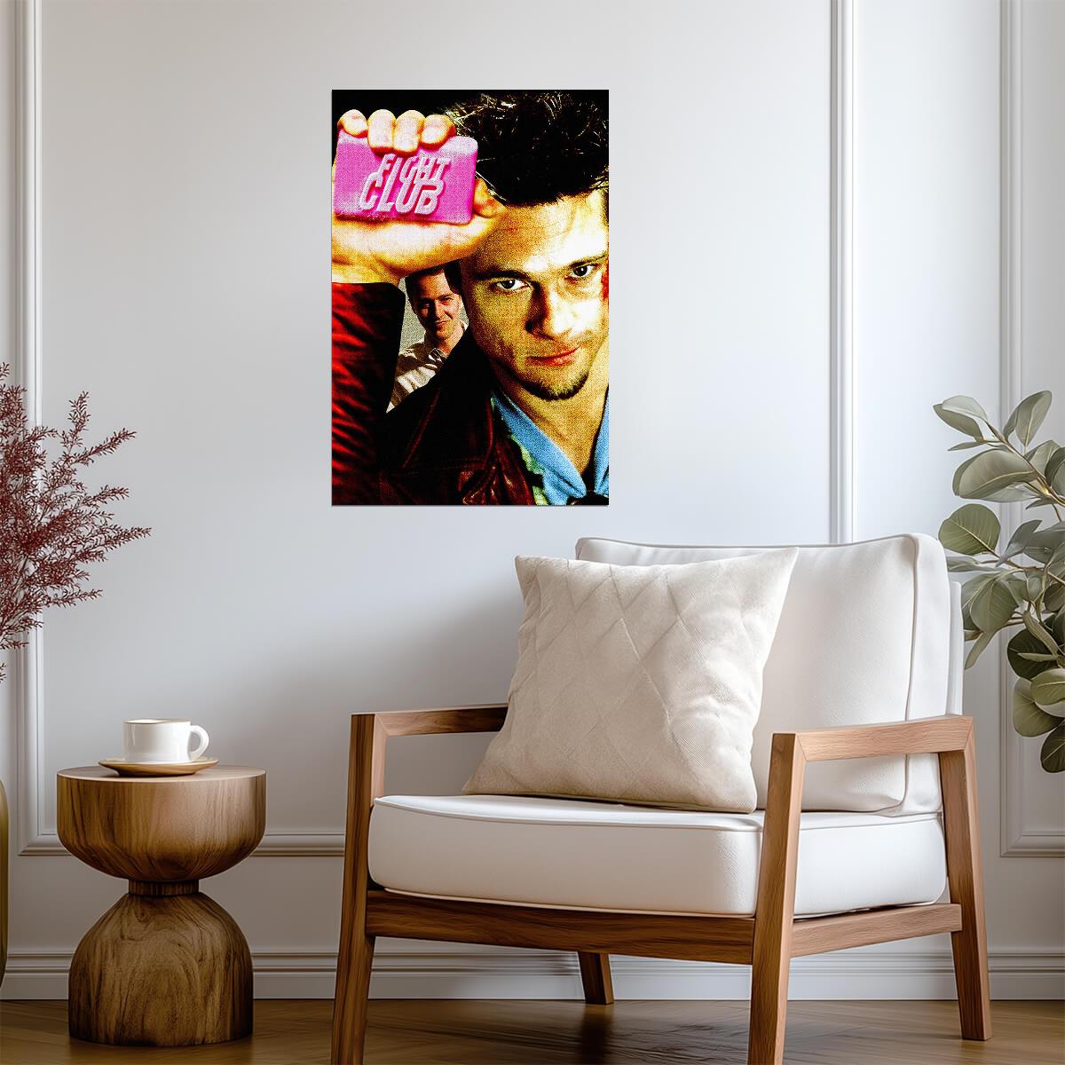 Fight Club | Edward Norton with Pink Soap Bar | Movie Poster - Movies & TV Poster