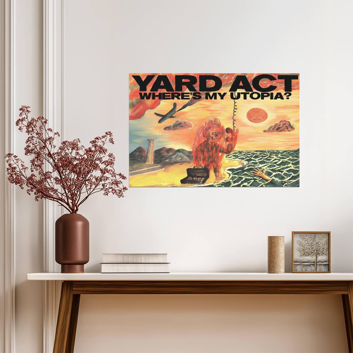 Yard Act Where's My Utopia? | Album Cover Poster | Post-Punk Wall Art