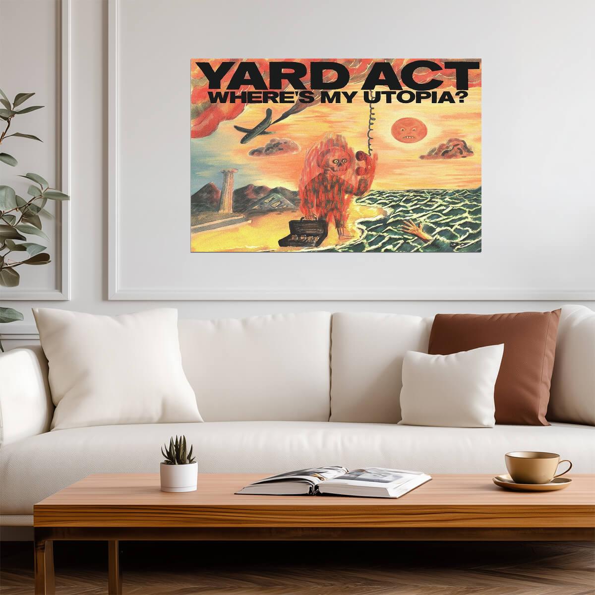 Yard Act Where's My Utopia? | Album Cover Poster | Post-Punk Wall Art