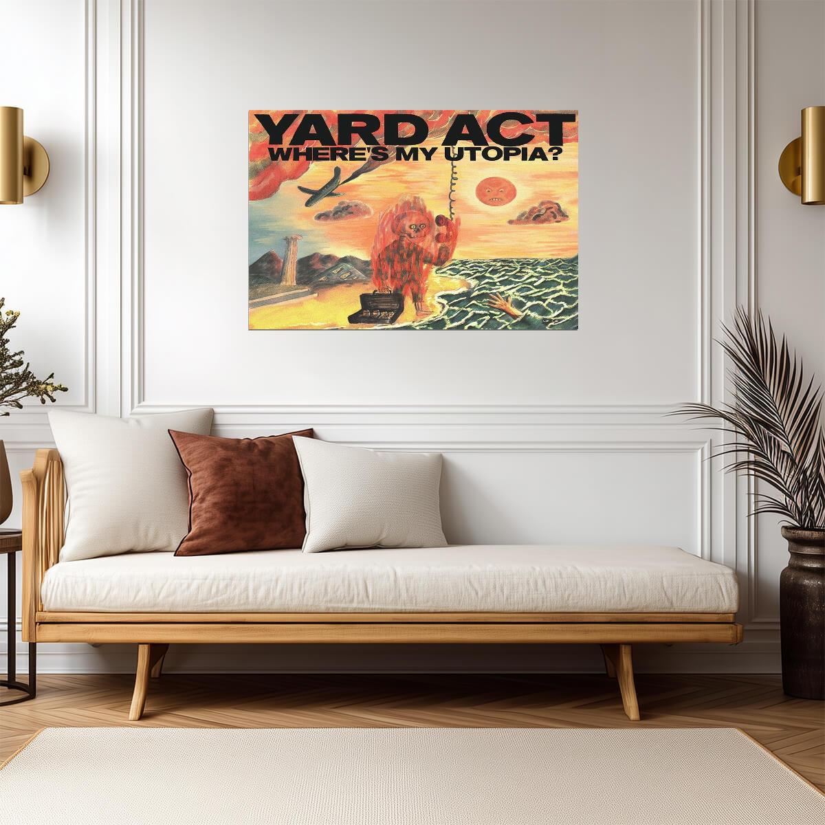 Yard Act Where's My Utopia? | Album Cover Poster | Post-Punk Wall Art