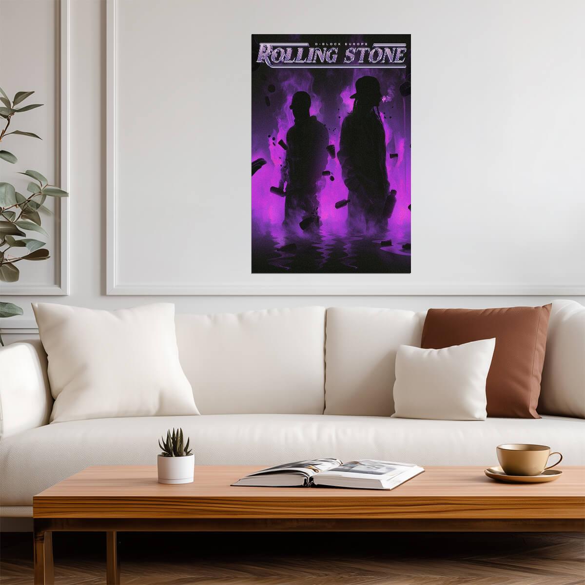 D-Block Europe Rolling Stone | Album Cover Poster | UK Hip Hop Wall Art
