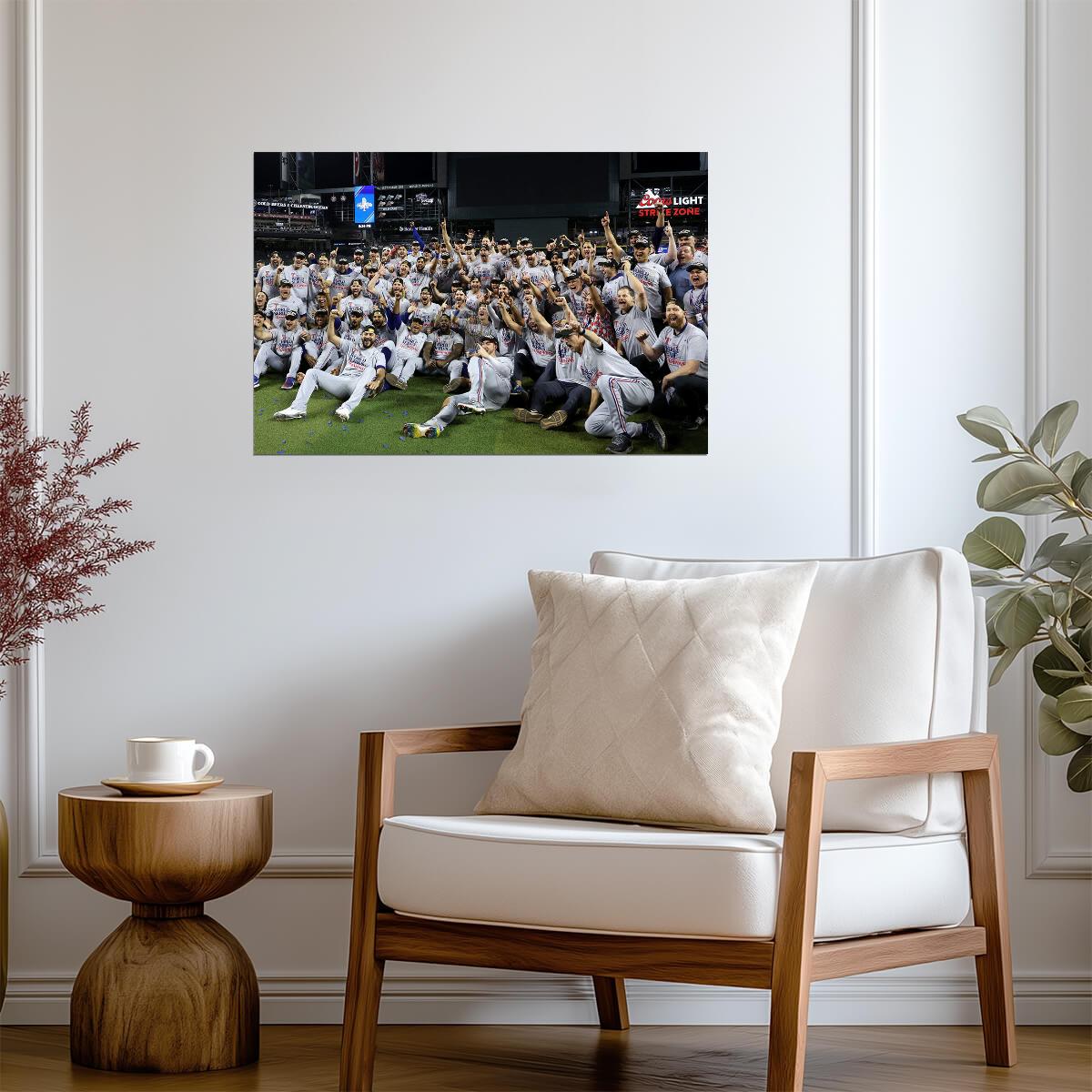 Texas Rangers 2023 World Series Champions | Team Group Photo | MLB Winners Poster - Sports Poster