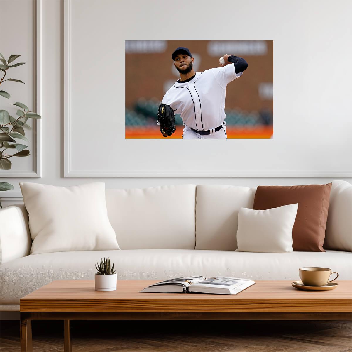 Eduardo Rodriguez Detroit Tigers | Pitching Photo | Baseball Player Poster - Sports Poster