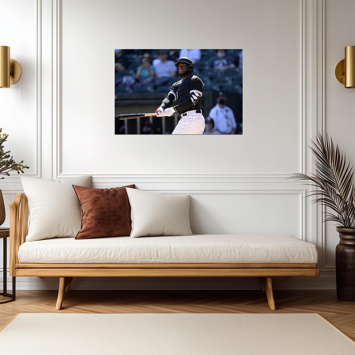 Luis Robert Jr. Chicago White Sox | At Bat Stance | Baseball Player Poster - Sports Poster