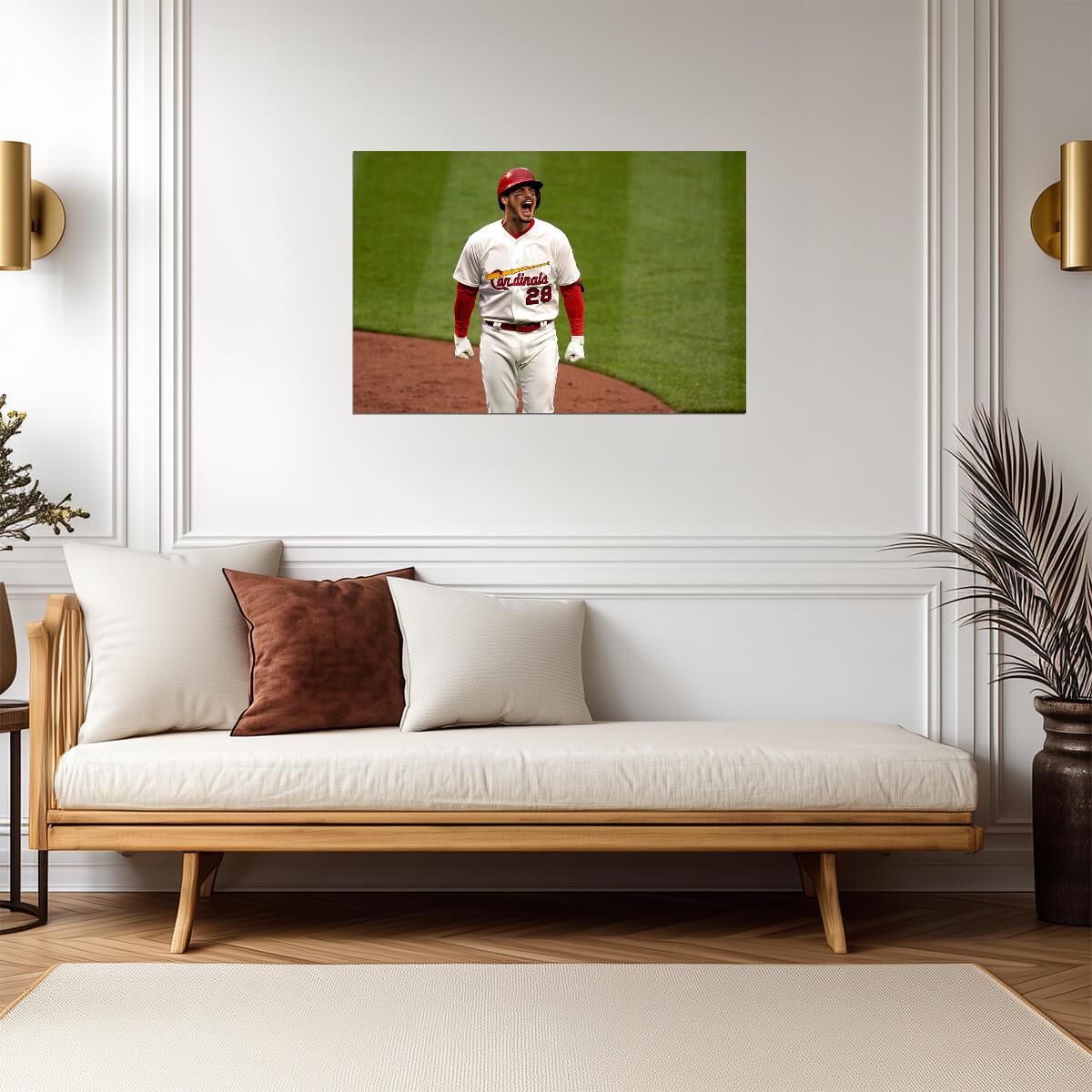 Nolan Arenado St. Louis Cardinals | Game Reaction | Baseball Star Poster - Sports Poster