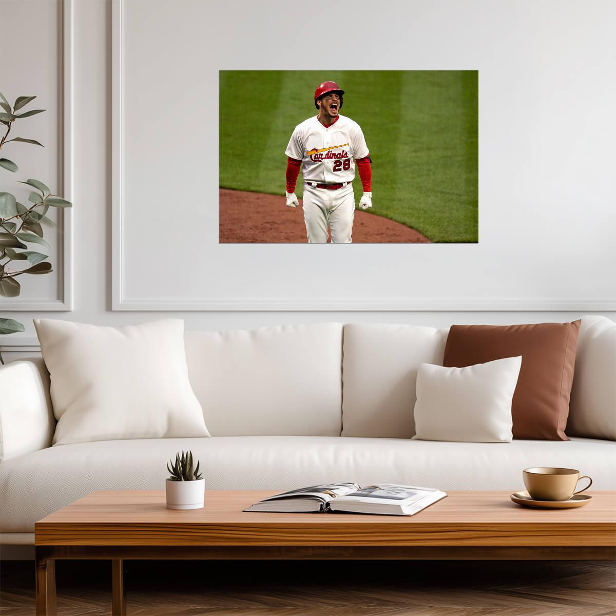 Nolan Arenado St. Louis Cardinals | Game Reaction | Baseball Star Poster - Sports Poster