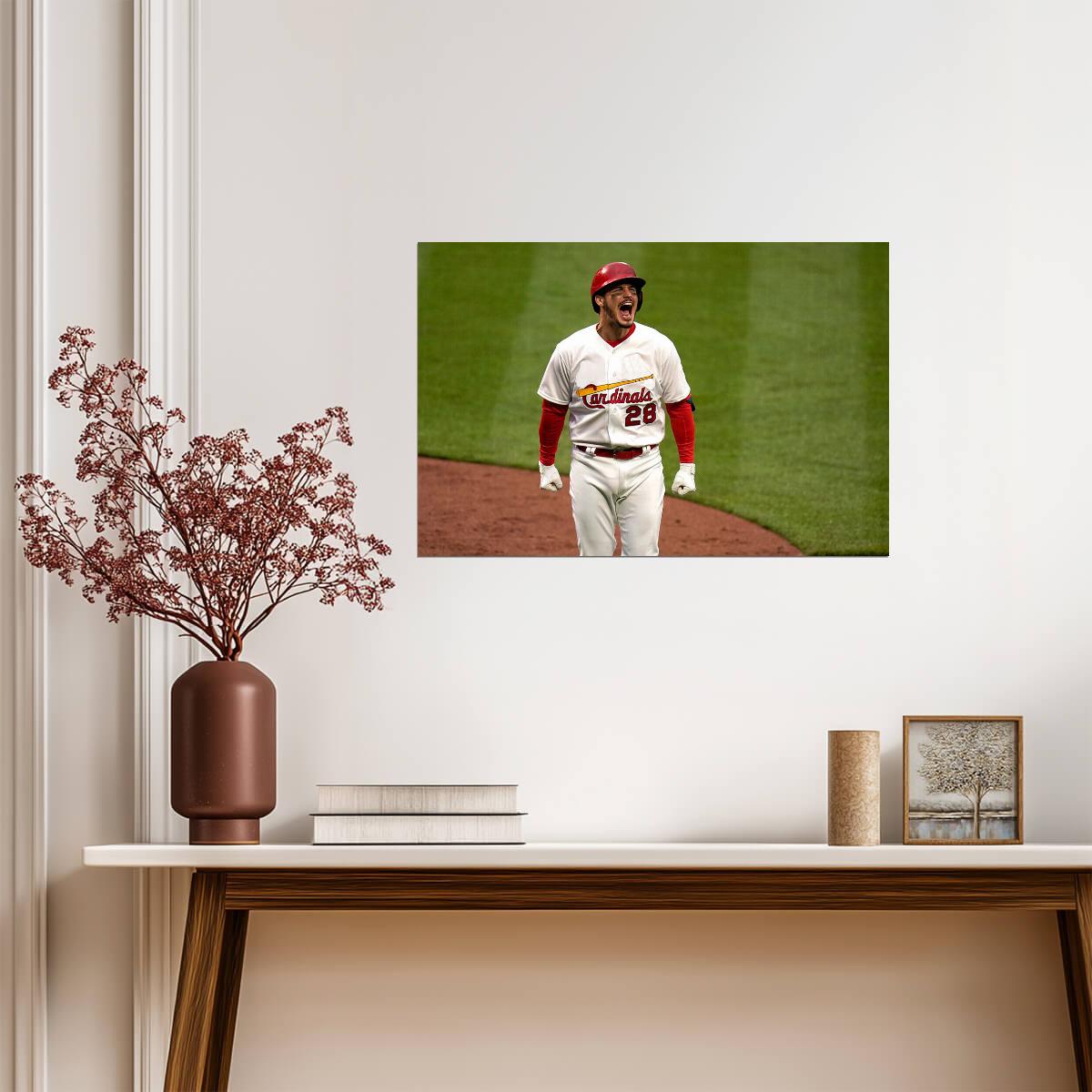Nolan Arenado St. Louis Cardinals | Game Reaction | Baseball Star Poster - Sports Poster