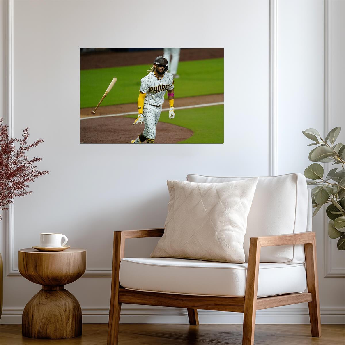 Fernando Tatis Jr. San Diego Padres | Bat Flip Photo | Baseball Star Poster - Sports Poster