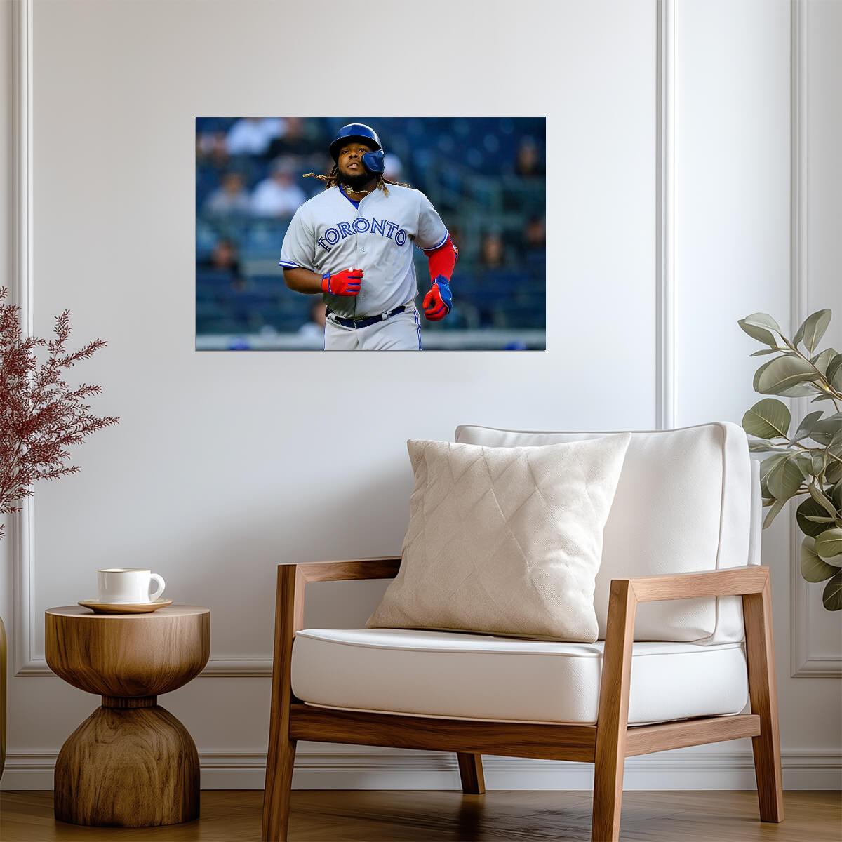 Vladimir Guerrero Jr. Toronto Blue Jays | Game Action | Baseball Star Poster - Sports Poster