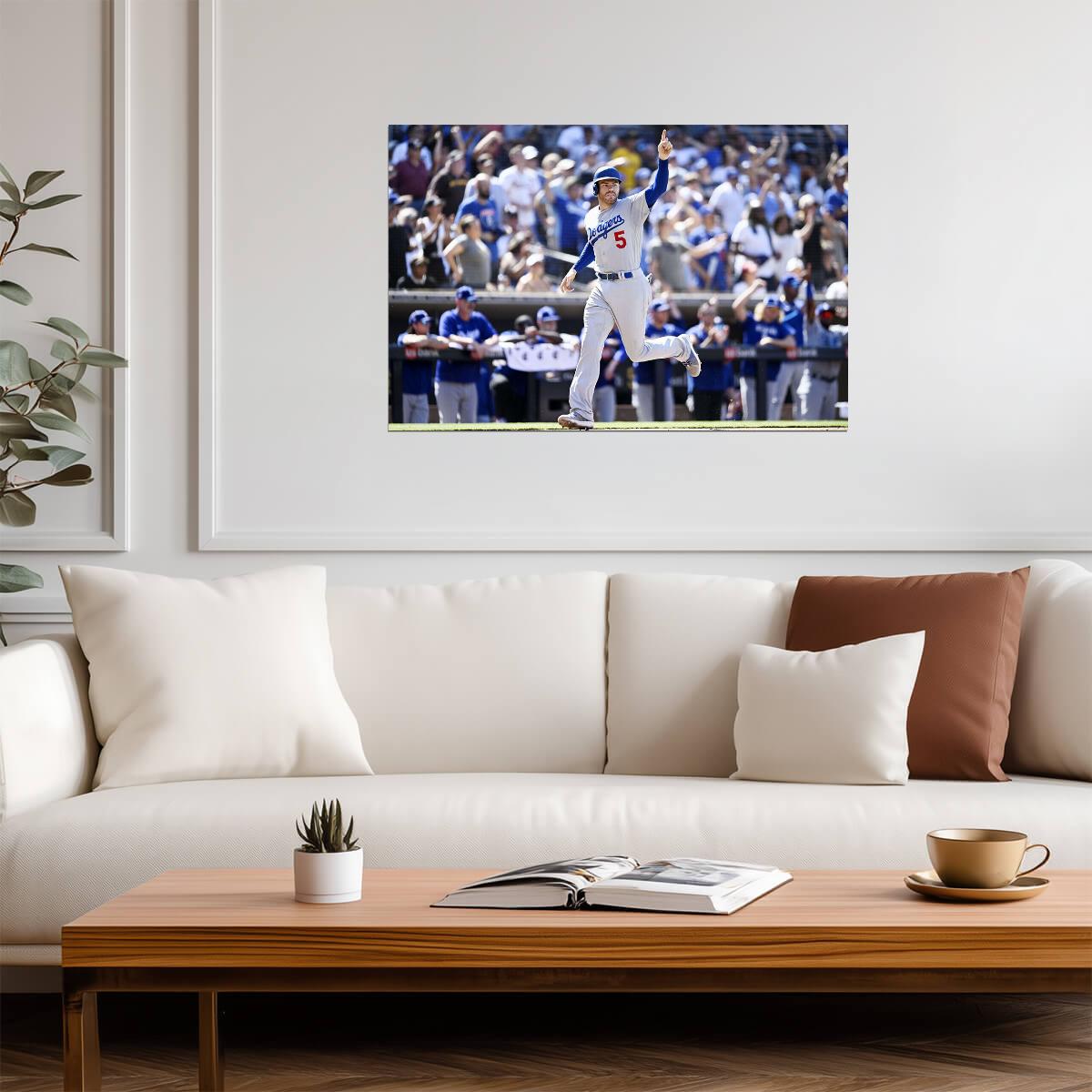 Freddie Freeman Los Angeles Dodgers | Celebration Photo | Baseball Star Poster - Sports Poster