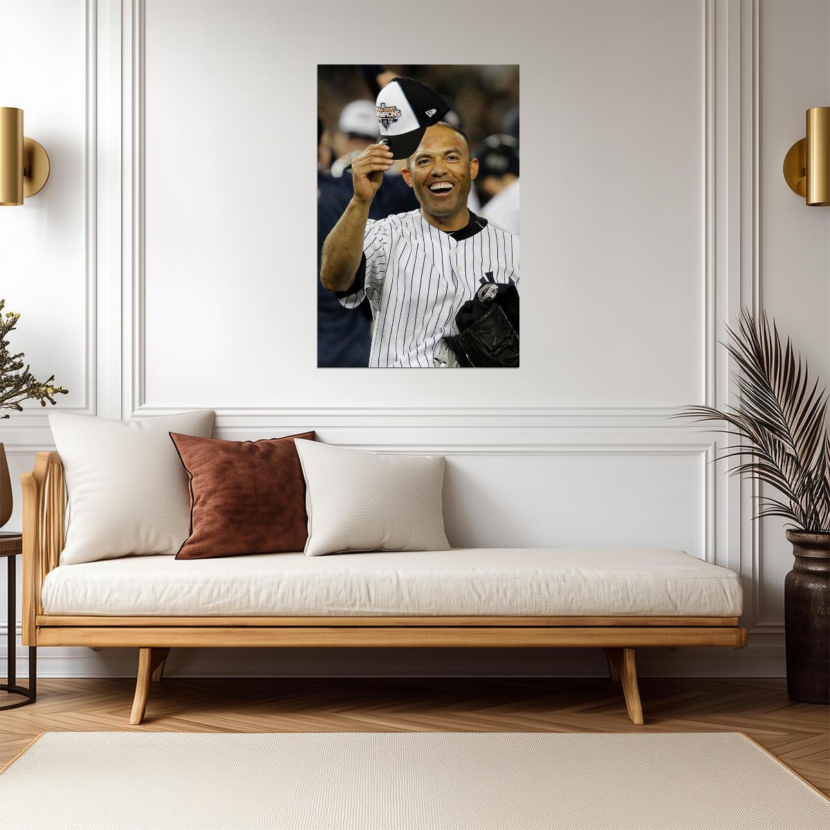 Mariano Rivera New York Yankees | Tipping The Cap | Baseball Legend Poster - Sports Poster
