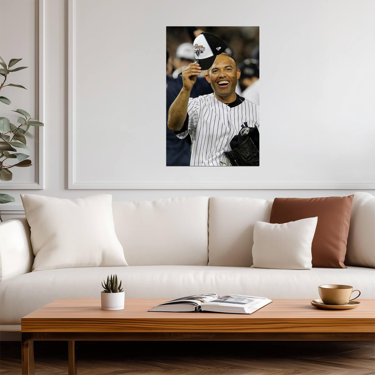 Mariano Rivera New York Yankees | Tipping The Cap | Baseball Legend Poster - Sports Poster