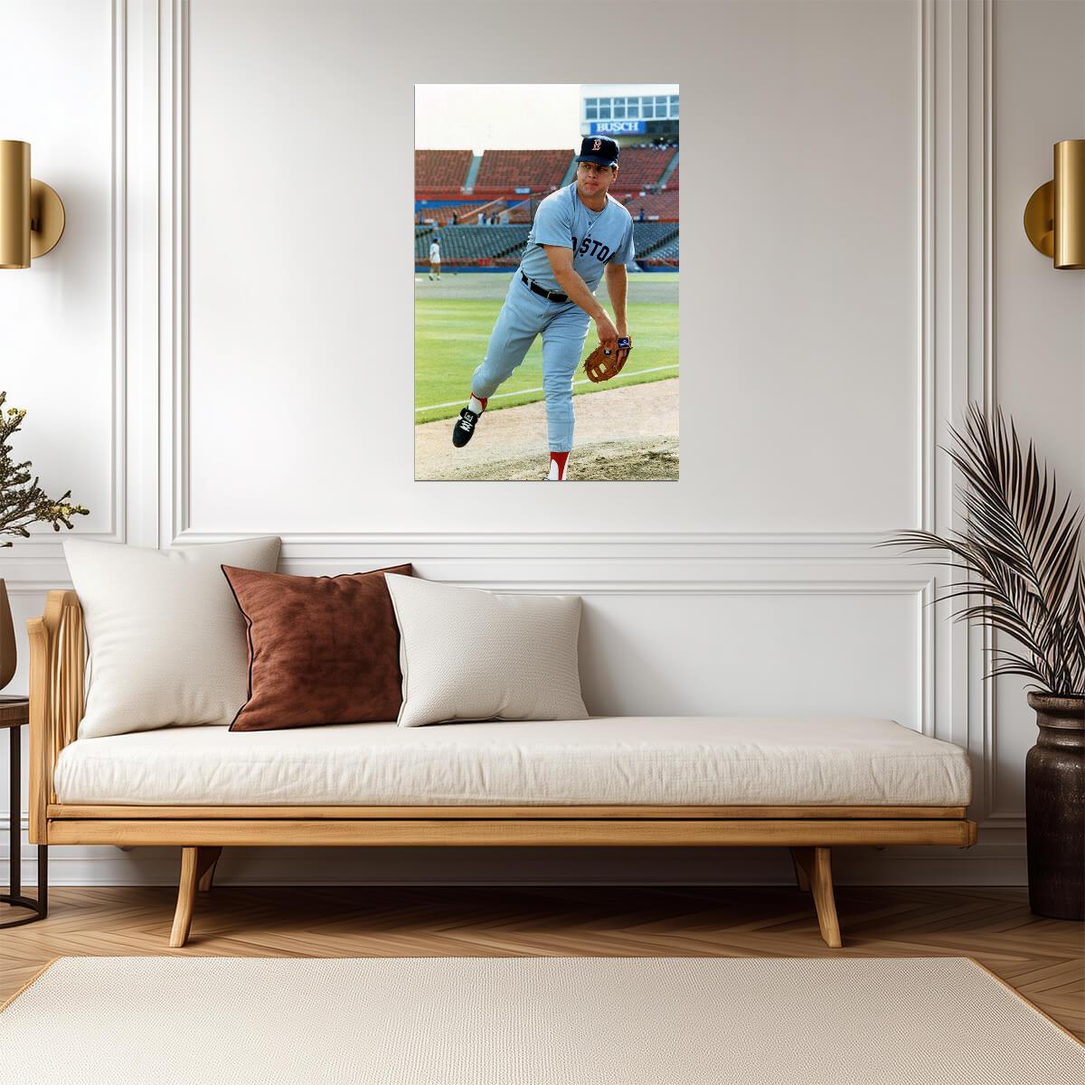 Tom Seaver Boston Red Sox | Vintage Pitching Photo | Baseball Legend Poster - Sports Poster