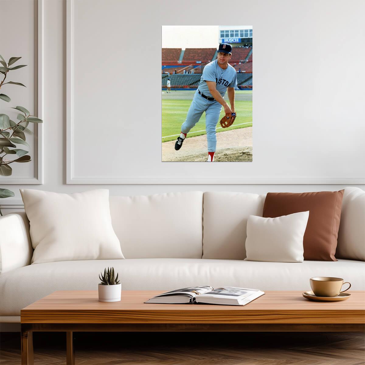 Tom Seaver Boston Red Sox | Vintage Pitching Photo | Baseball Legend Poster - Sports Poster