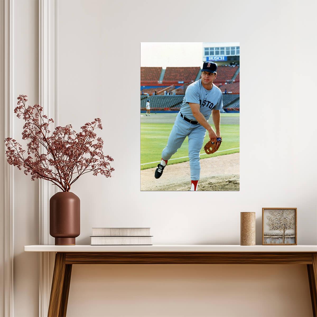 Tom Seaver Boston Red Sox | Vintage Pitching Photo | Baseball Legend Poster - Sports Poster