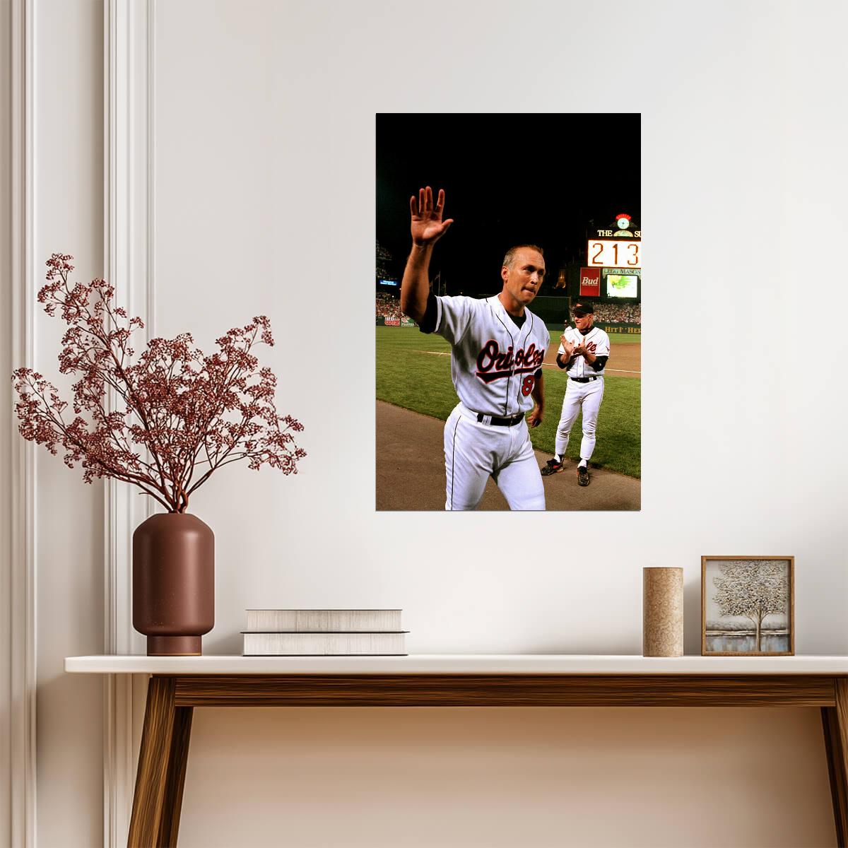 Cal Ripken Jr. Breaks Record | 2131 Consecutive Games | Historic Baseball Poster - Sports Poster